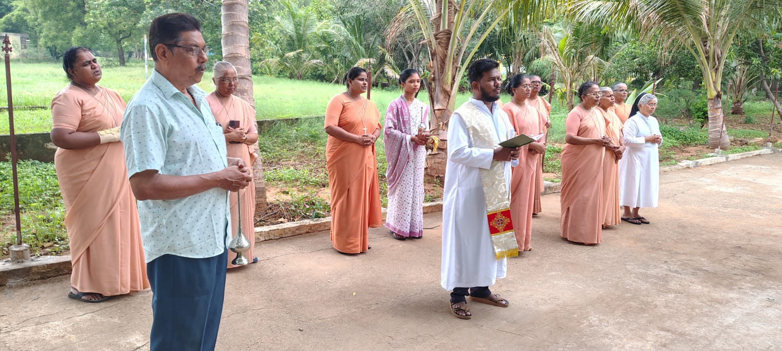 Blessing Ceremony of the College Compound Wall
