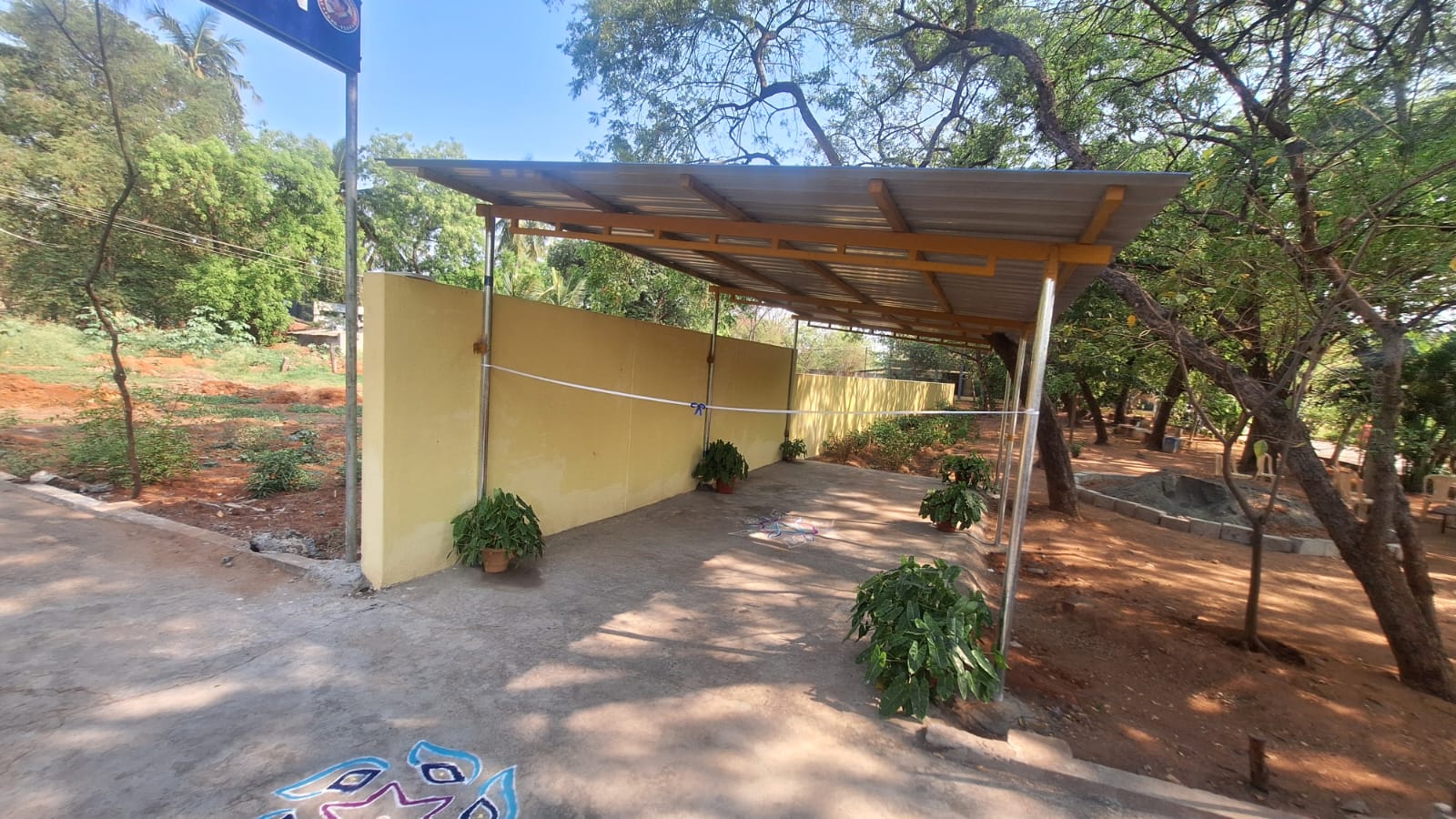 Blessing Ceremony of the College Two-Wheeler Shed