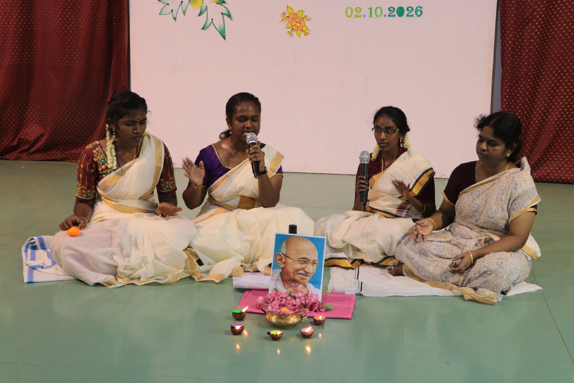Gandhi Jeyanthi & St. Charles Borromeo Birthday Celebration